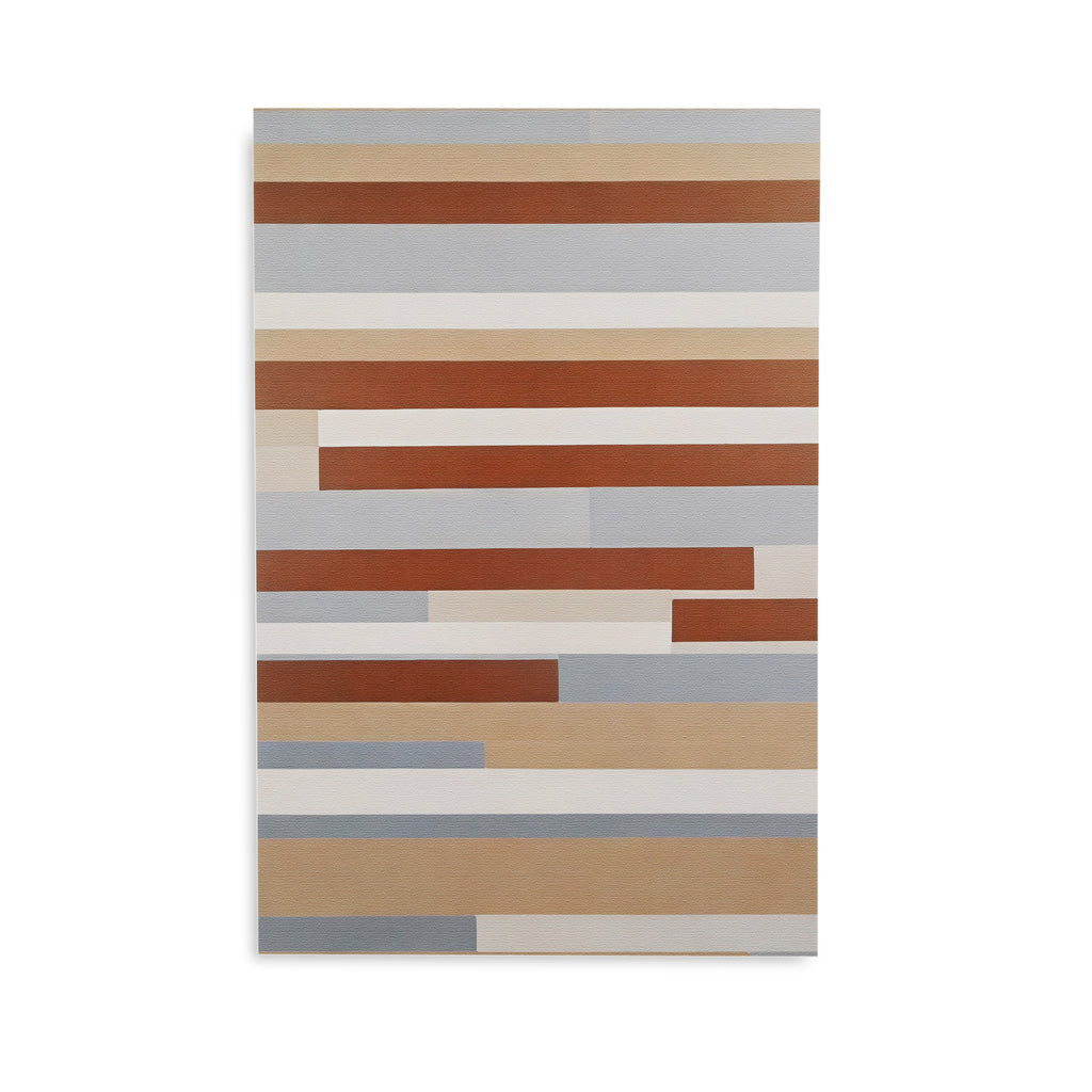 1376 (A+D) Brown Gray Stripes