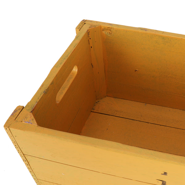 Yellow Wooden Crate 2 - Gil &amp; Roy Props