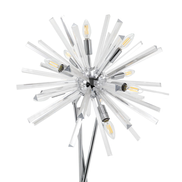 Lucite Starburst Floor Lamp - Gil & Roy Props