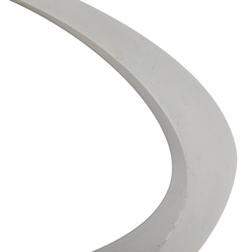 White Oval Wall Sconce