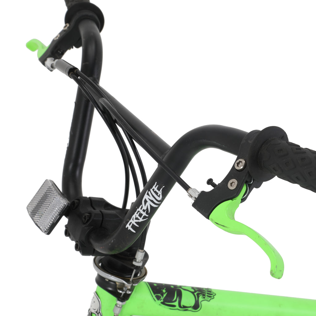Neon Green Freestyle BMX Bike