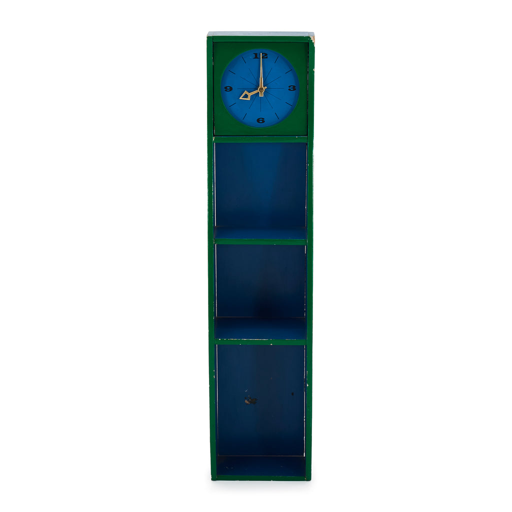 Green - Blue Shelf Clock