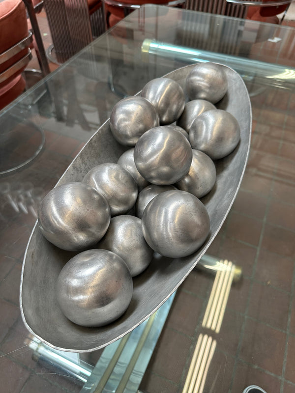 Silver Decorative Balls Gil & Roy Props