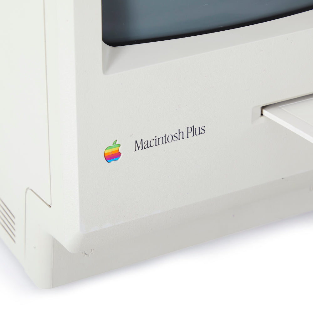 Vintage Apple Macintosh Plus Computer + Keyboard + Mouse