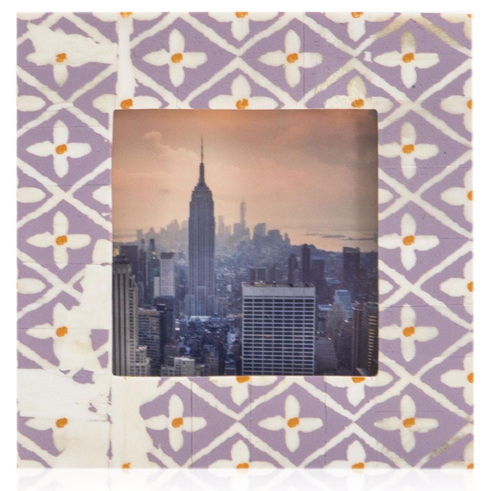 0922 (A+D) City Skyline Purple Mosaic
