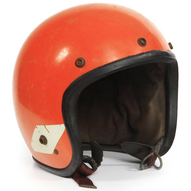Helmet - Orange & Cream