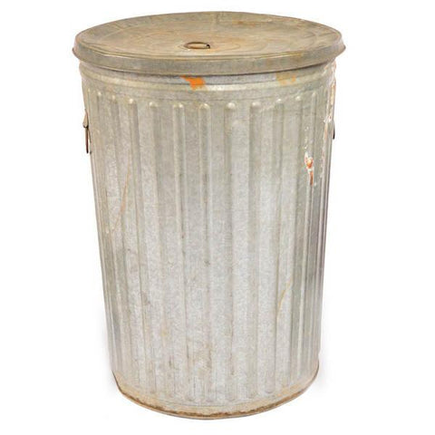Cylinder Aluminum Trash Can