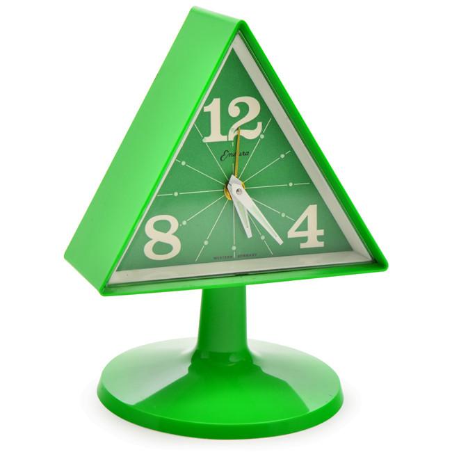 Green Triangle Clock