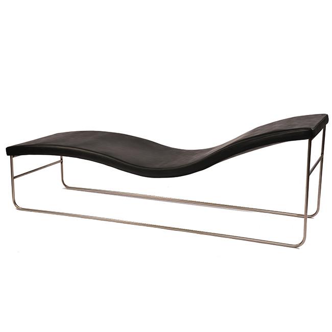 Black Floating Chaise Lounge