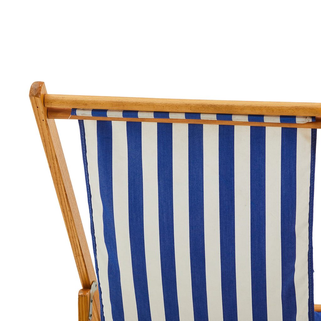 Blue Striped Sling Chair