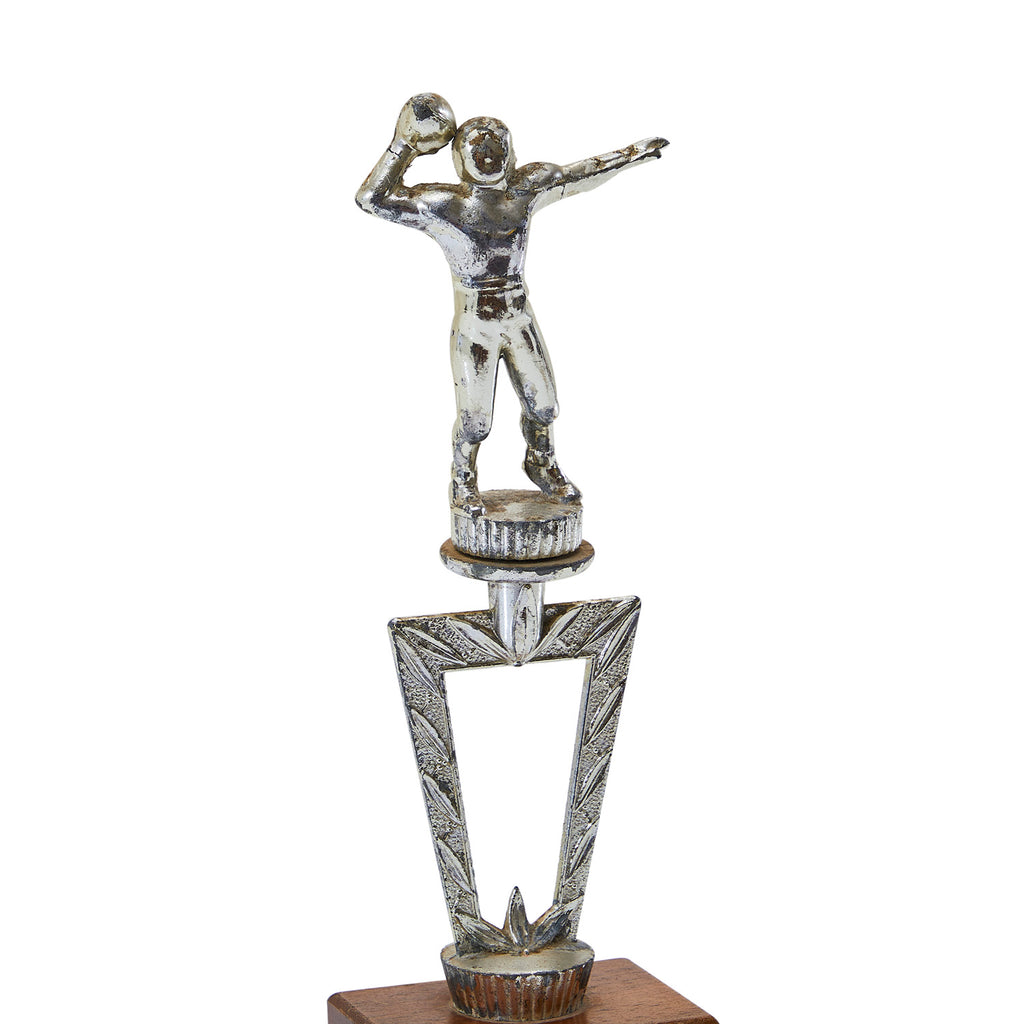 Silver Football Player Trophy