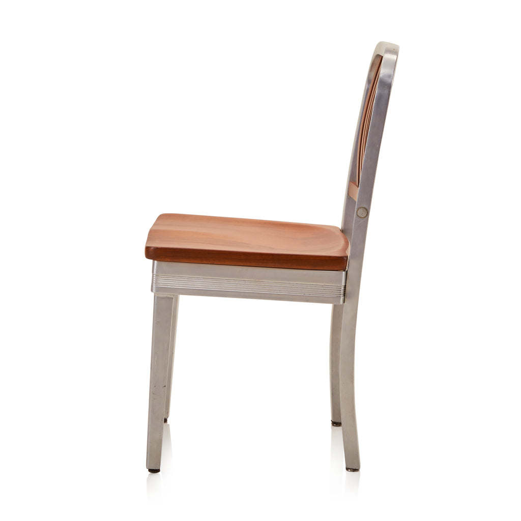 Aluminum & Wood Aircraft Chair