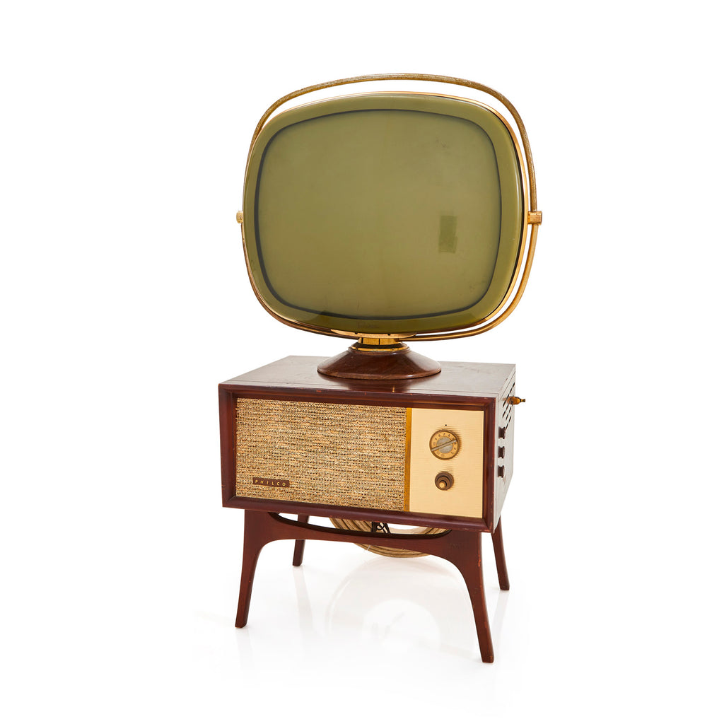 Vintage Philco Predicta Tandem Mahogany Television