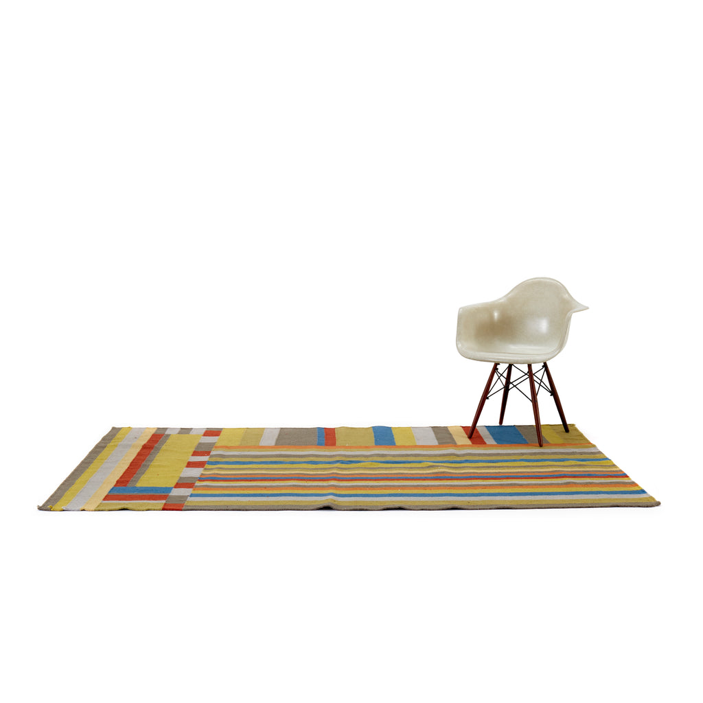 Colorful Stripe Abstract Rug