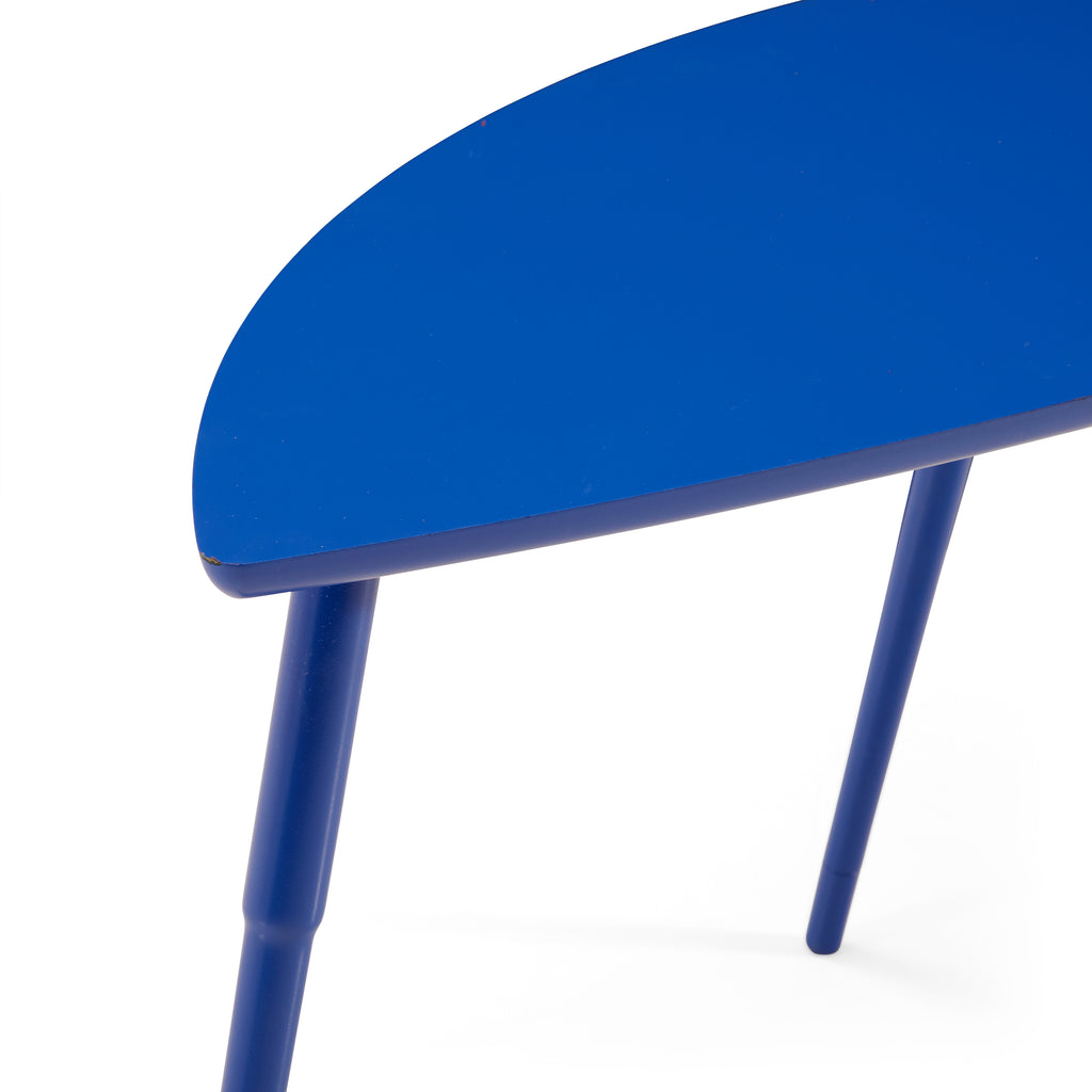 Blue Contemporary Side Table