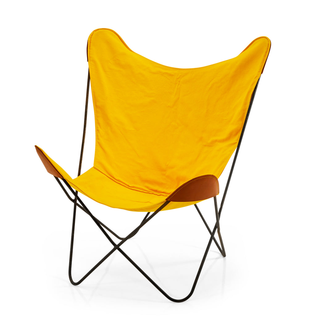 Butterfly Chair - Yellow Canvas