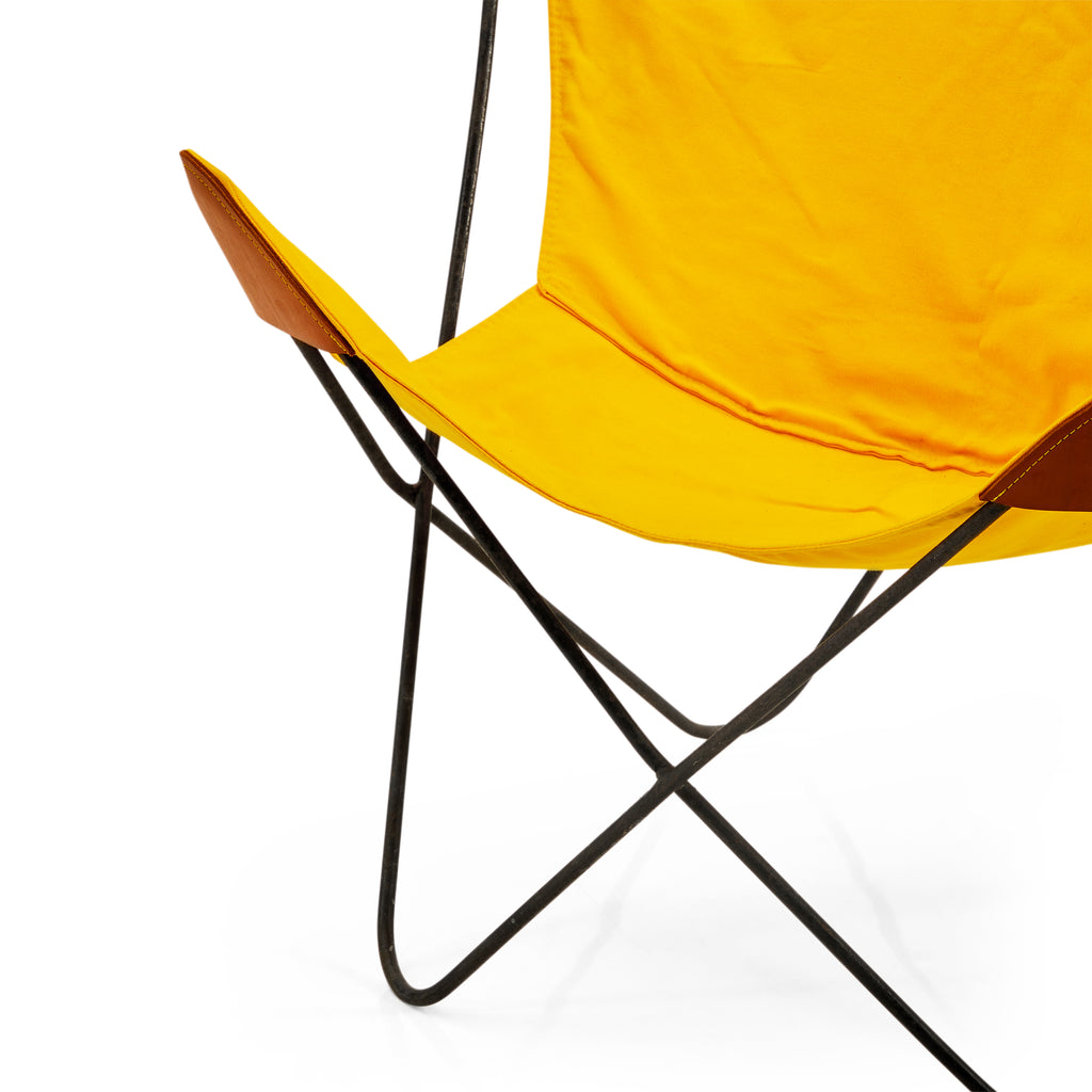 Butterfly Chair - Yellow Canvas