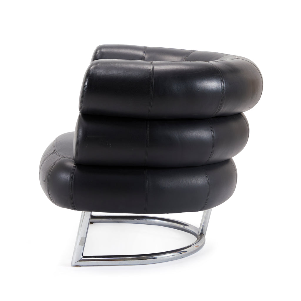Black Eileen Gray Bibendum Lounge Chair