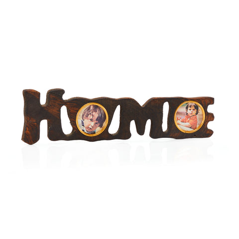 Wood Picture Frame 'Home' Letter Wall Art Right