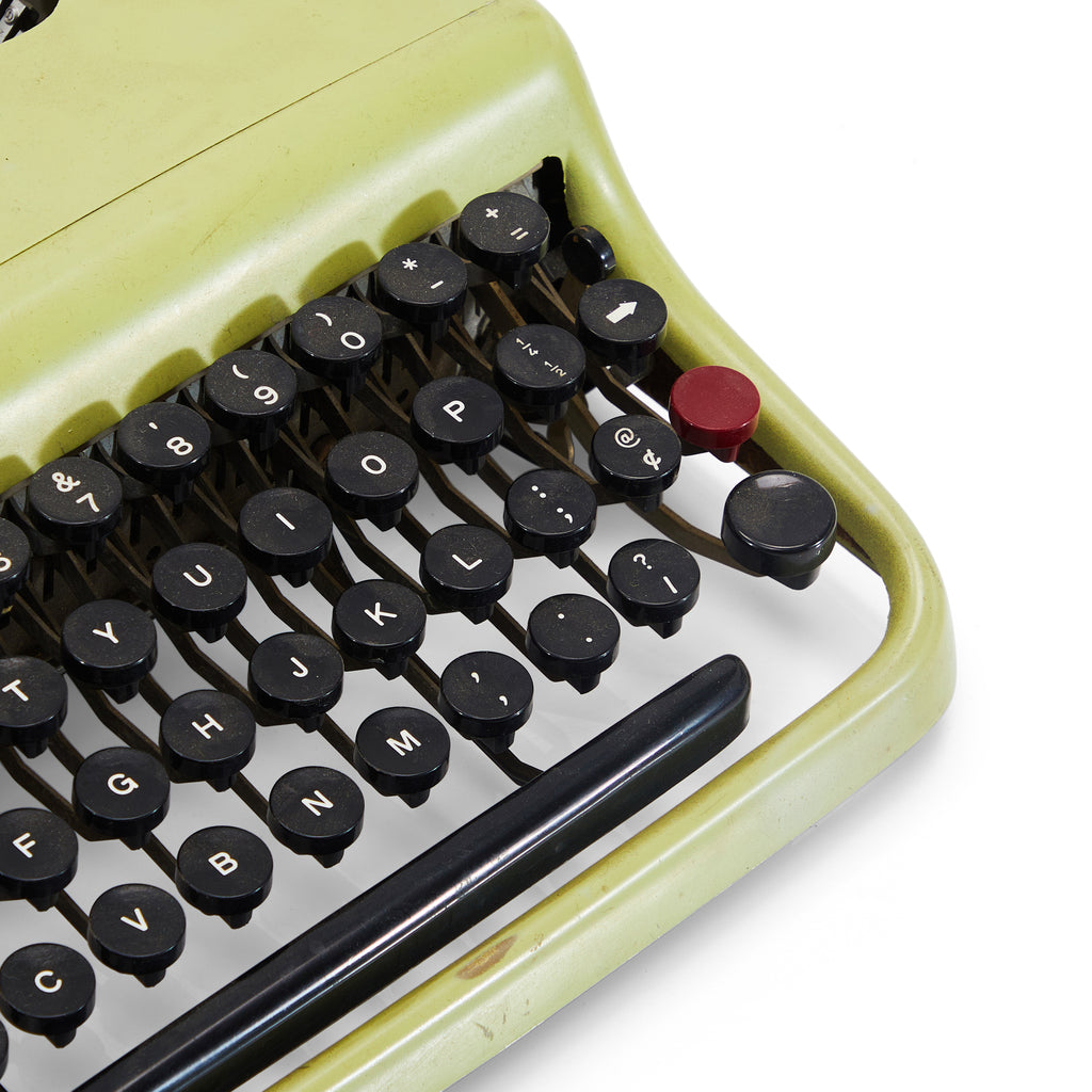 Green Olivetti Lettera 22 Typewriter