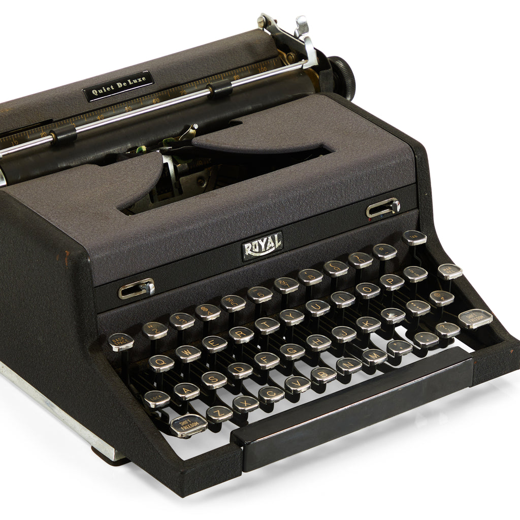 Black Vintage Royal Typewriter