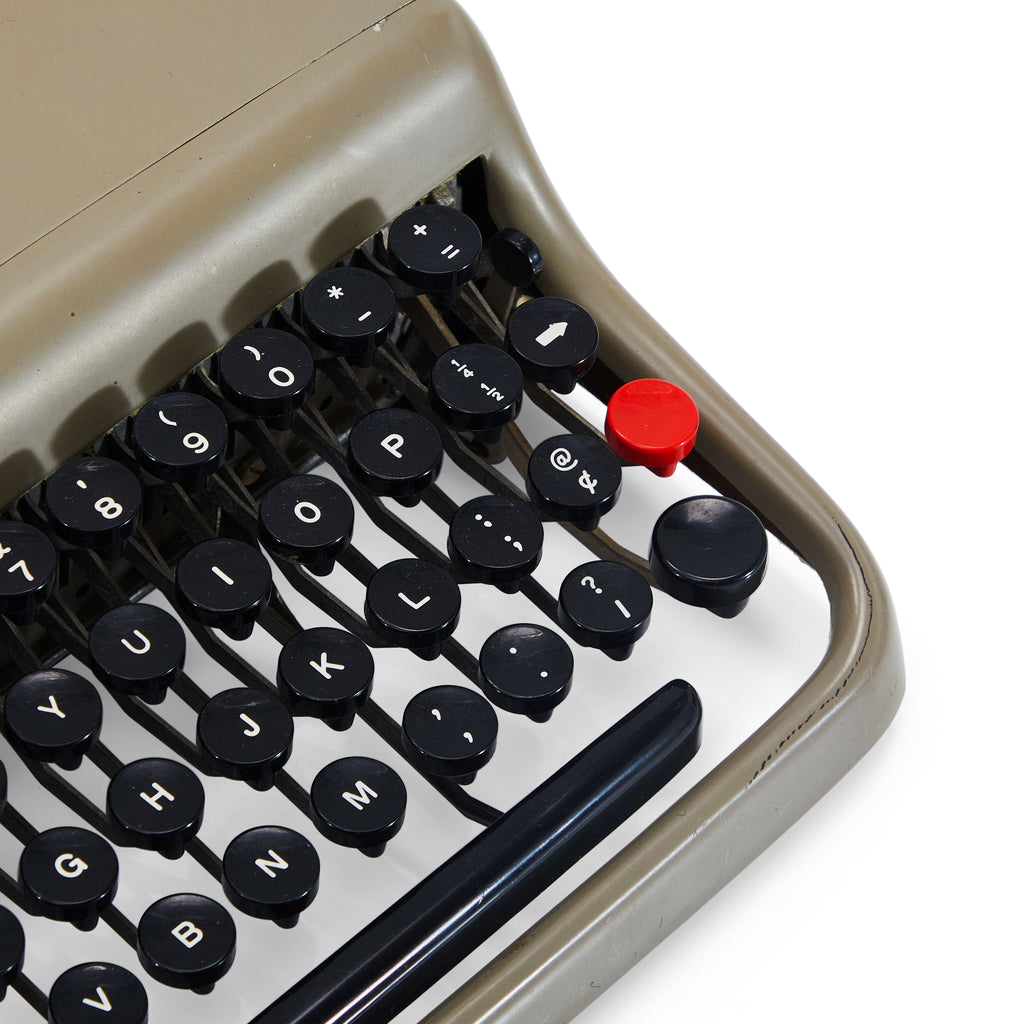 Grey Olivetti Lettera 22 Typewriter