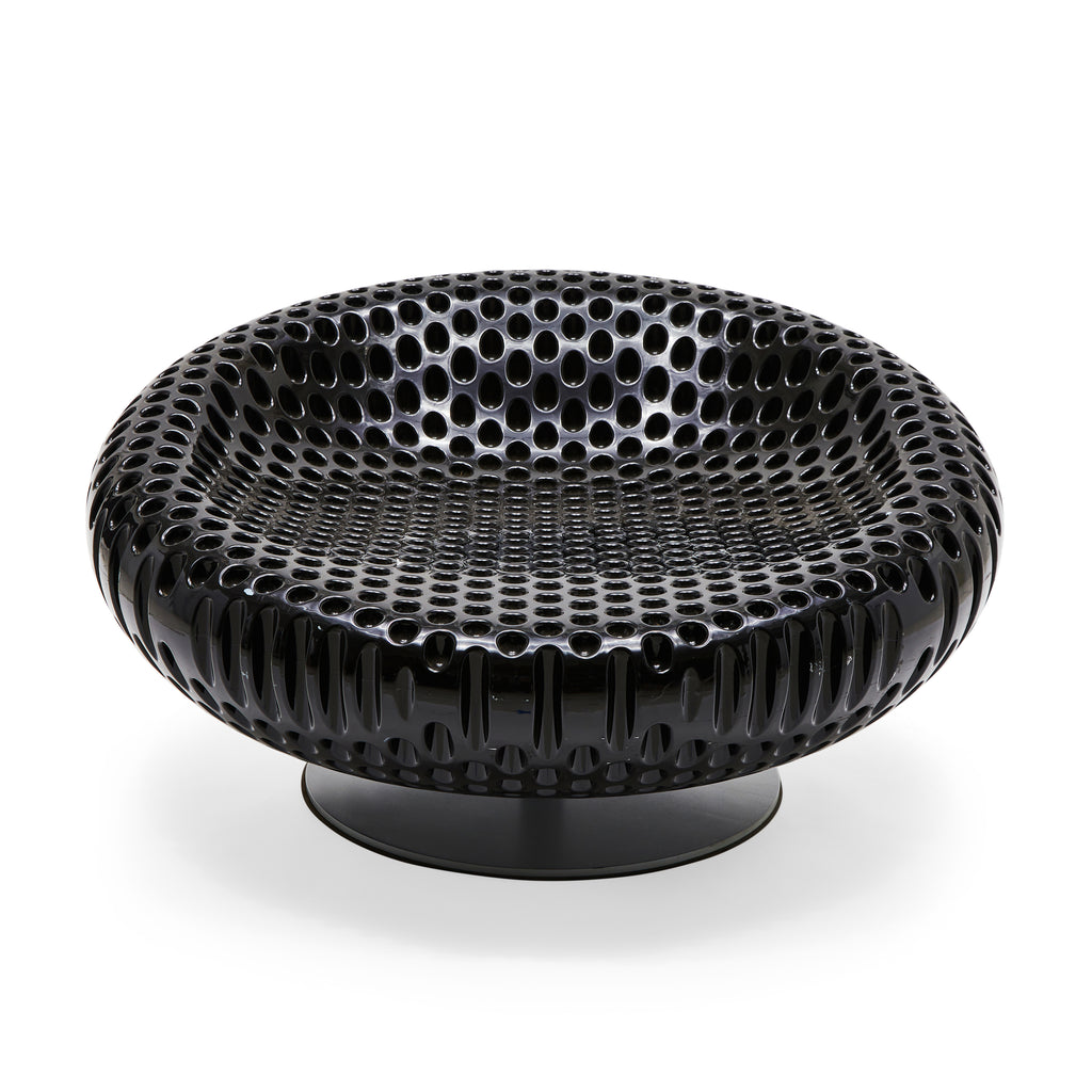 Black Golfball Futuristic Lounge Chair