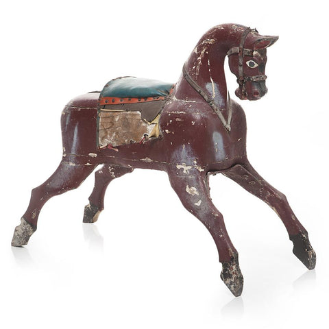 Antique Wooden Toy Horse