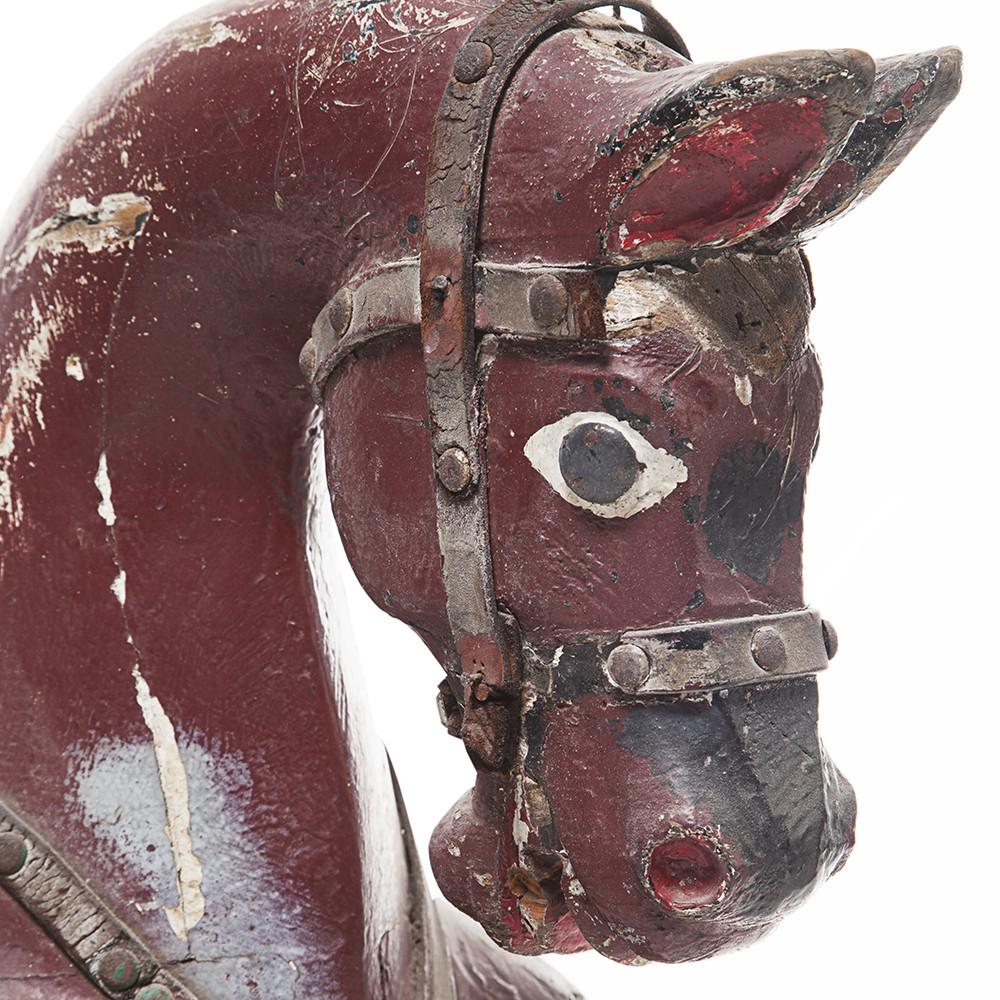 Antique Wooden Toy Horse