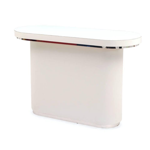 White Oval Bar / Counter