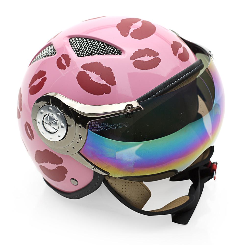Pink Kisses Helmet