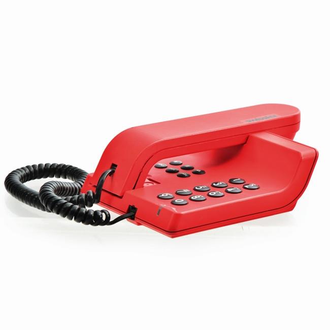 Red Swisstel Phone - Touchtone