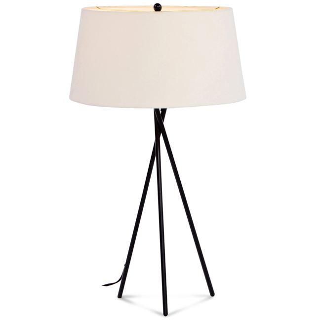 Black Three-Leg Table Lamp