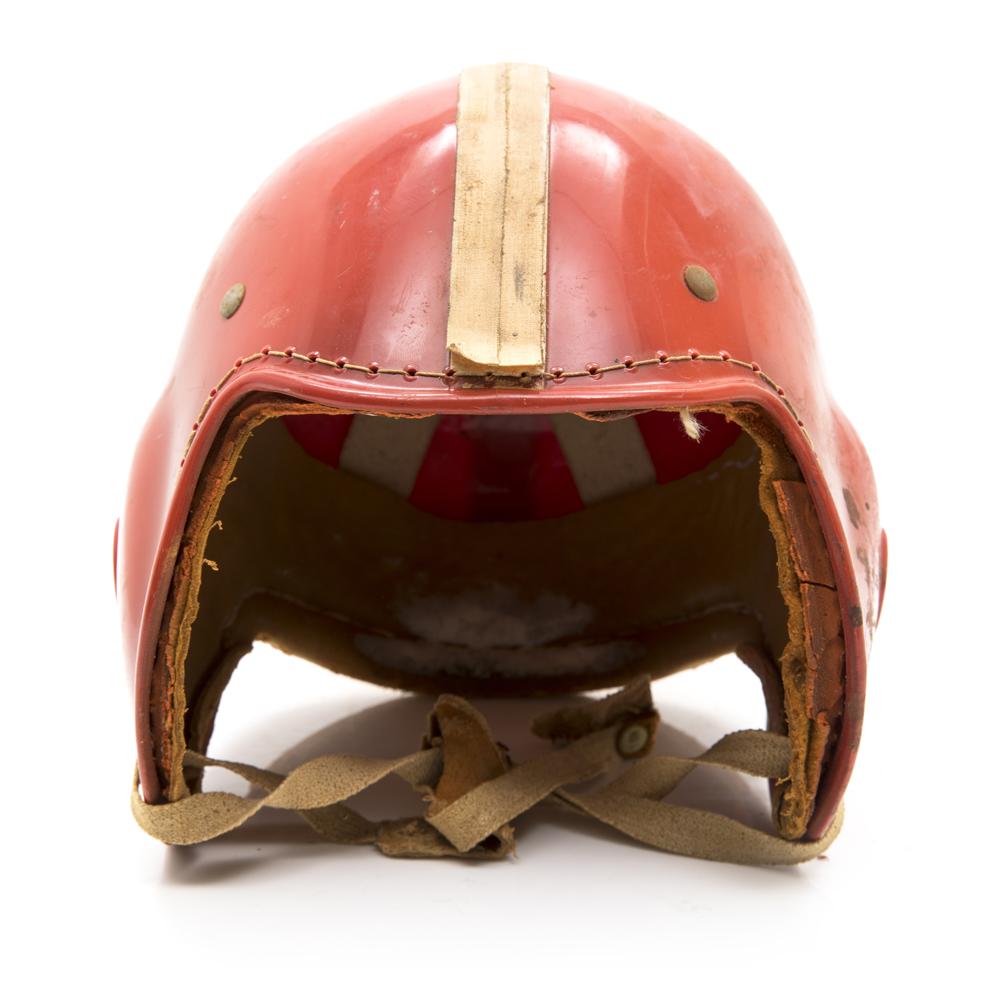 Vintage Red Football Helmet
