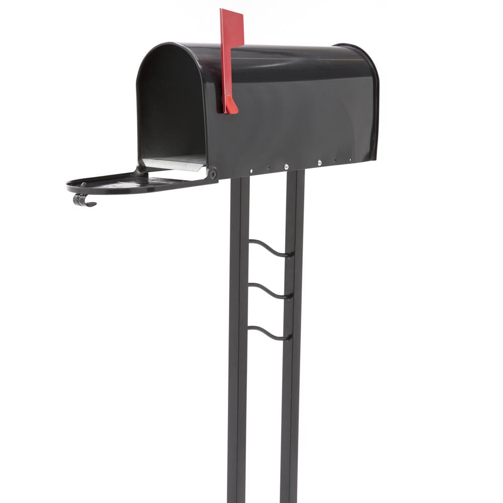 Black Standing Mailbox
