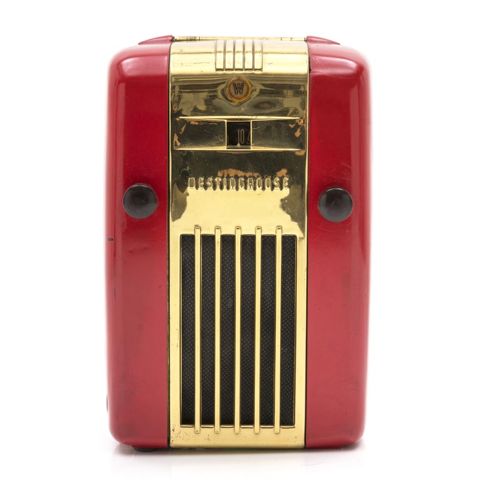 Red & Brass Westinghouse Radio