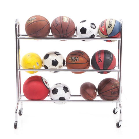 Sports Balls on Cart