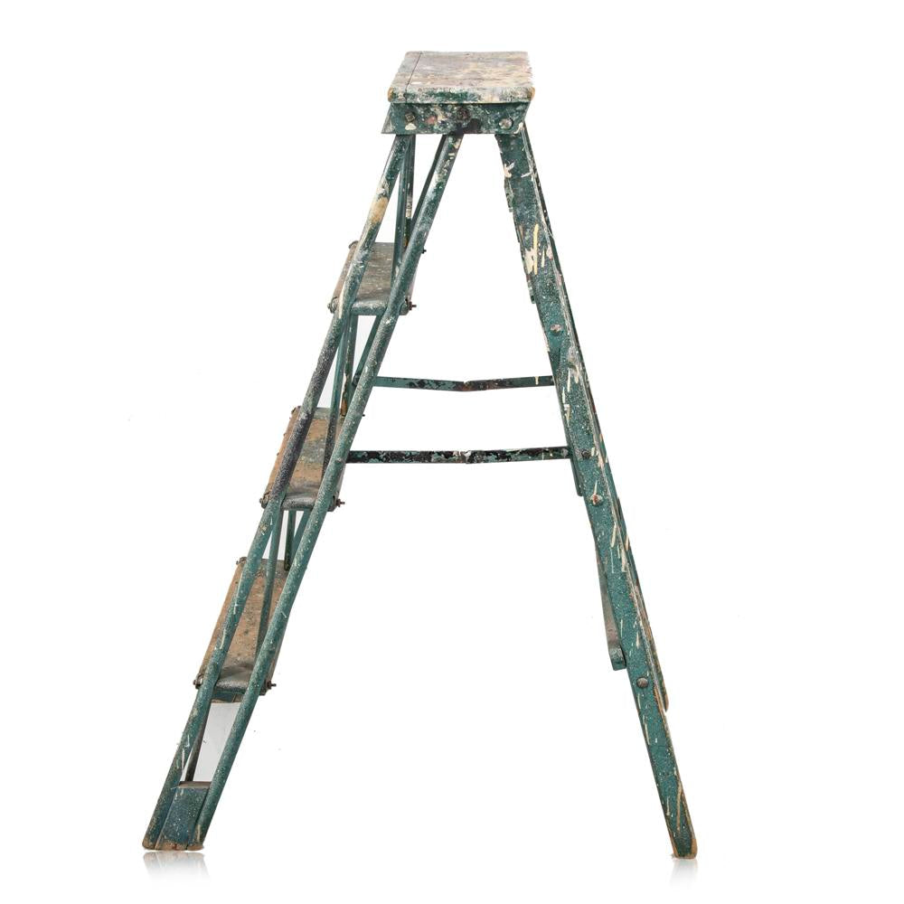 Paint Splattered Wooden Ladder