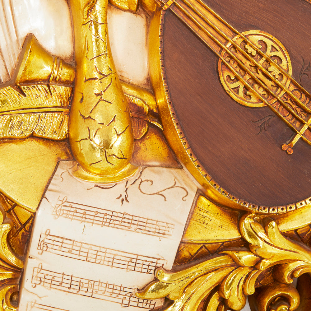 Baroque Gold Instruments Wall Sculpture