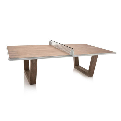 Contemporary Walnut Ping Pong Table