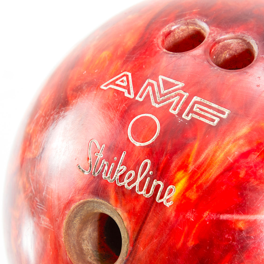 Red AMF Bowling Ball
