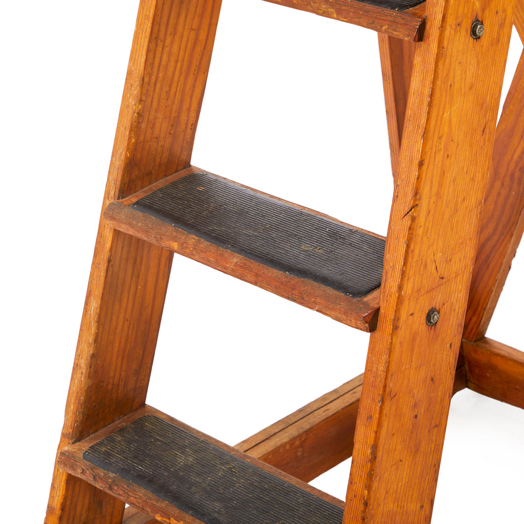 Wood Library Step Ladder