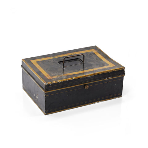 Black & Gold Tin Box (A+D)