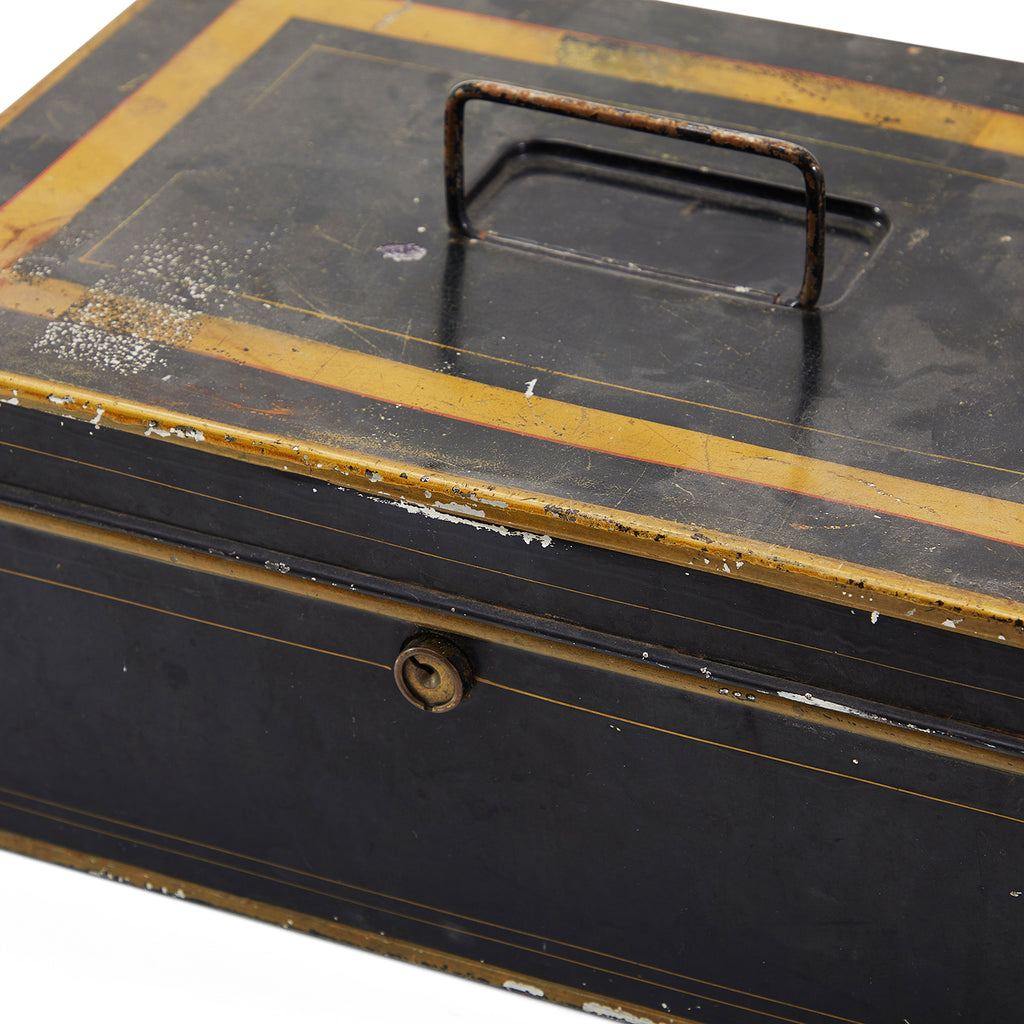 Black & Gold Tin Box (A+D)