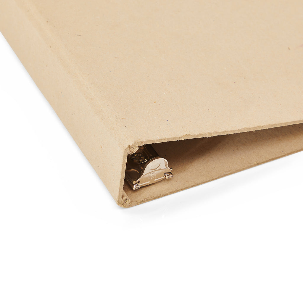 Beige Recycled Paper Binder (A+D)