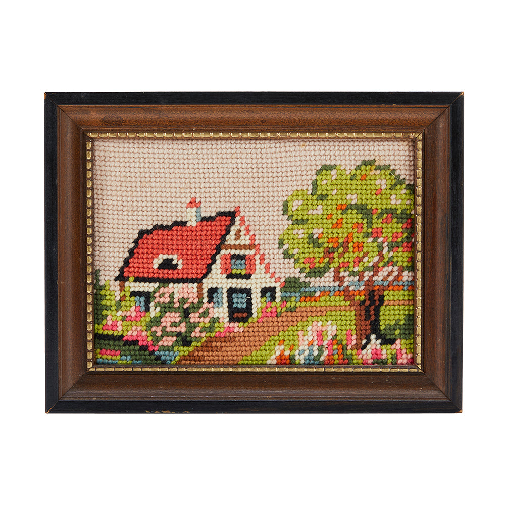 1159 (A+D) Needlepoint Country Cottage