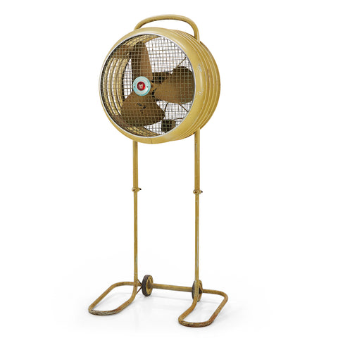 Vintage Tan Westinghouse Standing Fan