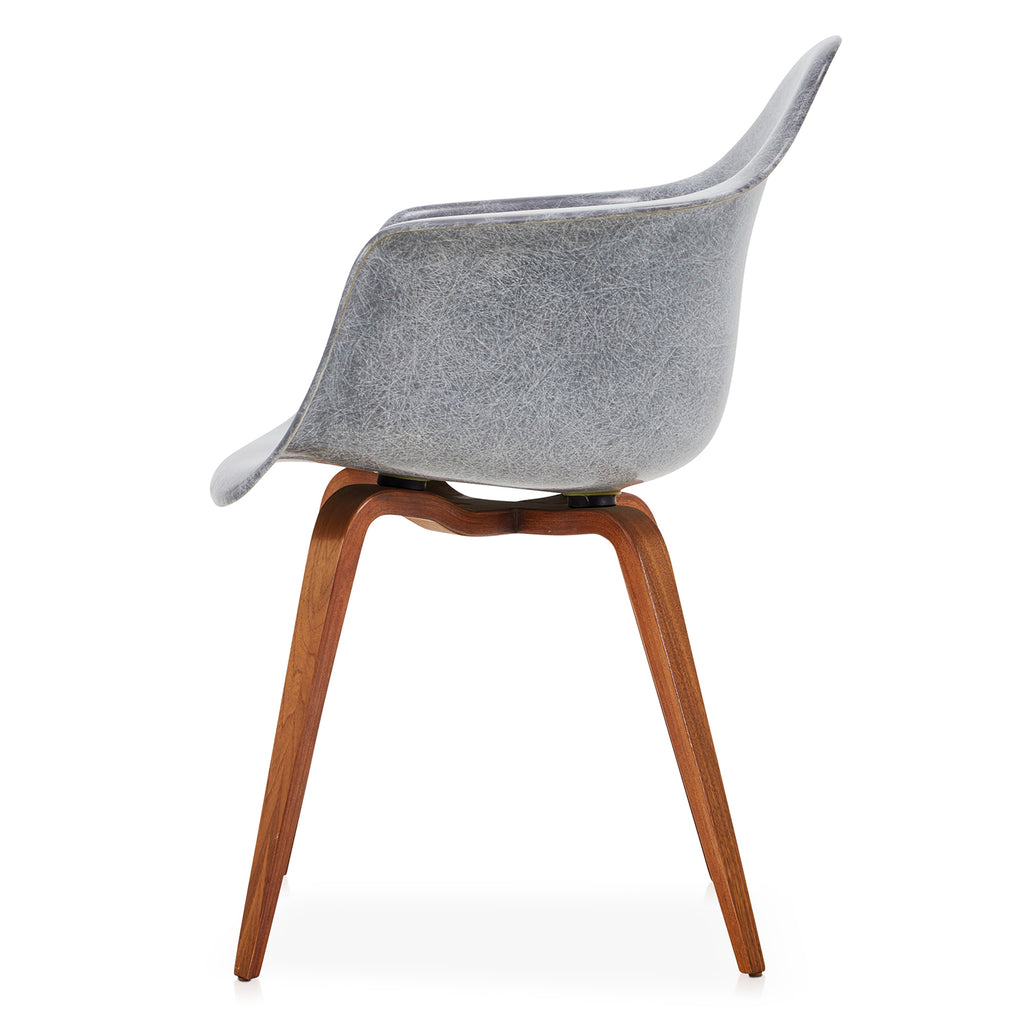 Arm Shell Chair with Wood Legs