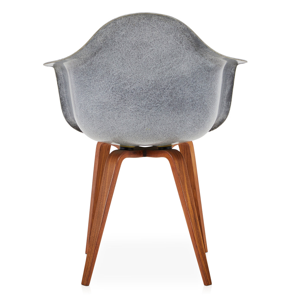 Arm Shell Chair with Wood Legs
