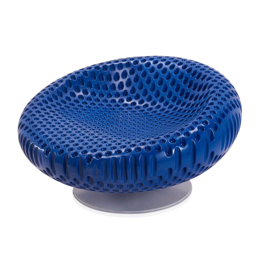 Blue Golfball Futuristic Lounge Chair